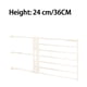 thumbnail image 5 of Bewildely Puerta de seguridad escalable para cachorros, puerta de escalera, aislamiento para bebés y mascotas (blanca) Decoración del hogar Altura 24cm, 5 of 6