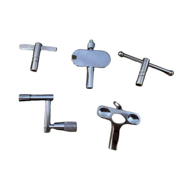 5 llaves de afinación para batería, afinador portátil ergonómico con agarre antideslizante para tocar, estuche para instrumentos, mochila para estudio