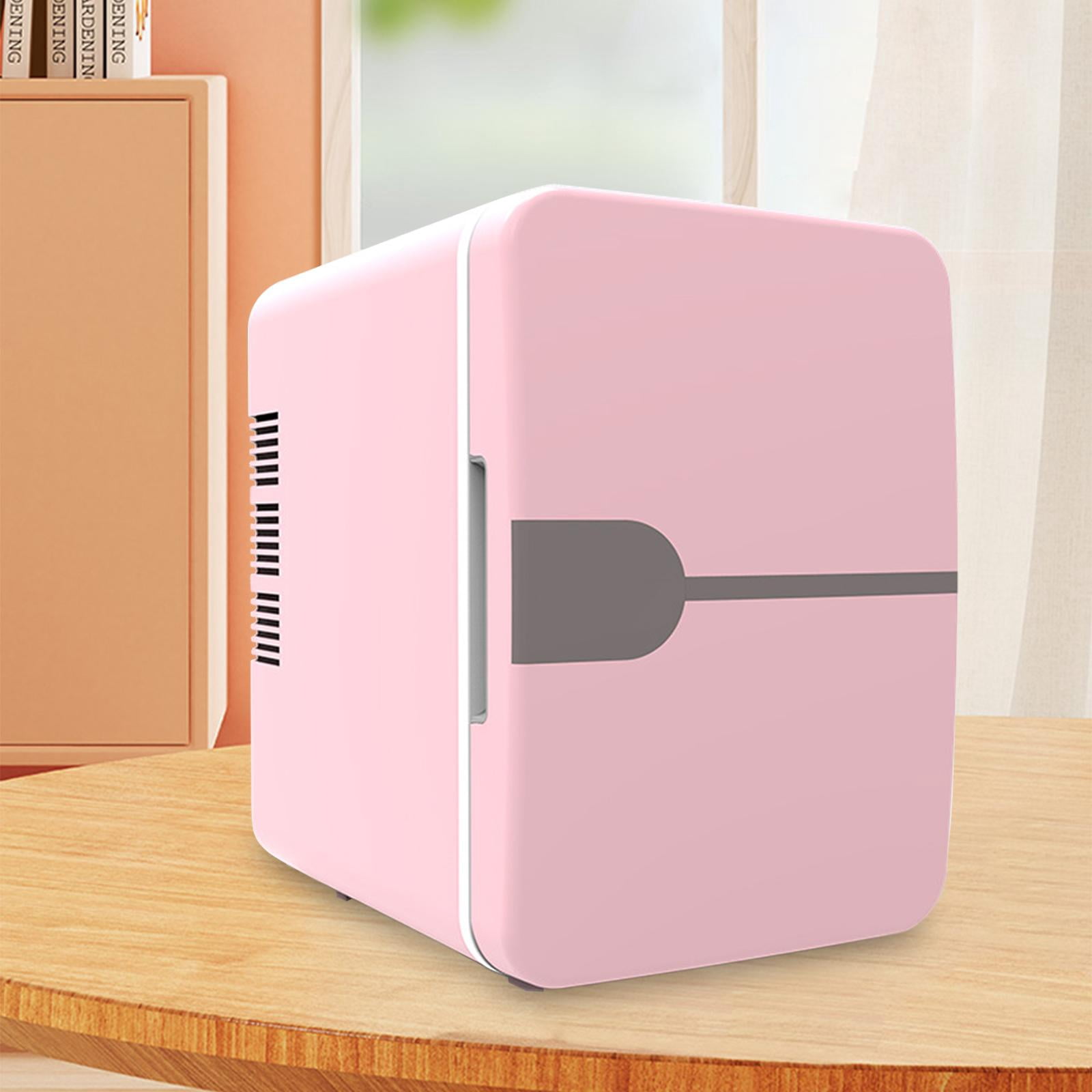Baoblaze Compact Refrigerator Little Tiny Fridge Lightweight Multipurpose Mini Fridge Pink