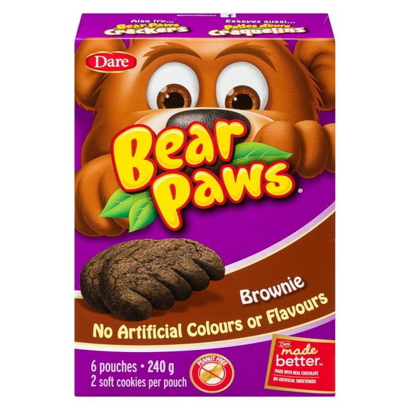 Bear Paws Brownie Cookies, Dare, 240g