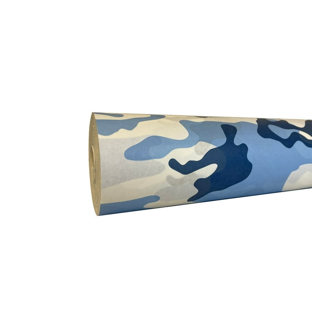 Oren International Camo Blue Butcher Freezer Paper │ 18" x 200' (2,400