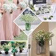 thumbnail image 5 of Efavormart 3 Bushes | White 14" Artificial Baby’s Breath Gypsophila Flower Arrangements, Real Touch Indoor Faux Floral Bouquets, 5 of 10