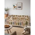 thumbnail image 6 of Ocean Plants Couch Cover Sofa Covers 3 Cushion Sectional Couch, Colorful Coastal Marine Coral Vintage Beige Washable Sofa Covers Slipcover Sectional Sofa Cover, Furniture Protector 71"x150", 6 of 9