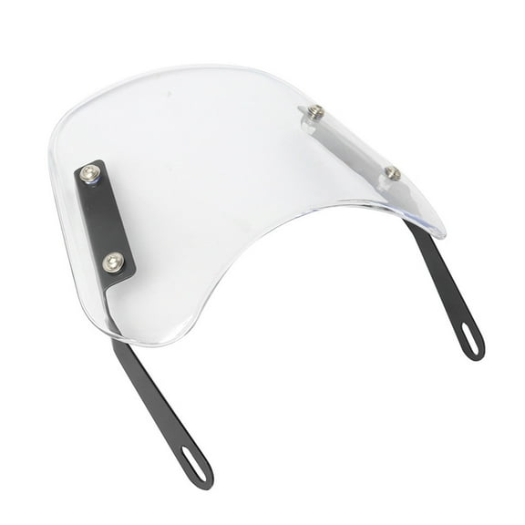 BIBABLYKE Motorcycle Windshield Adjustable Wind Deflector Clear Front Windshield Motorcycle Accessories Suitable for CG125