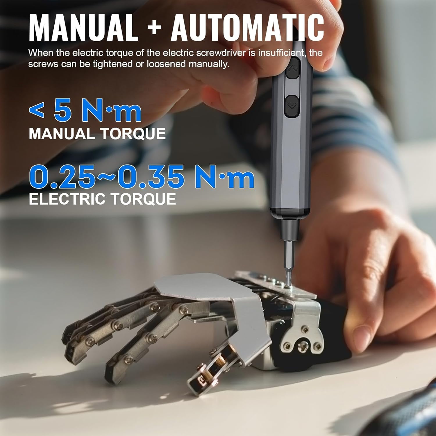 Mini Electric Screwdriver 3.7V, Cordless Screwdriver Set, Precision Electric Screwdrivers 72-in-1 Magnetic Bits, Rechargeable Portable Repair Tool Kit for Electronics Laptops Glasses Clocks