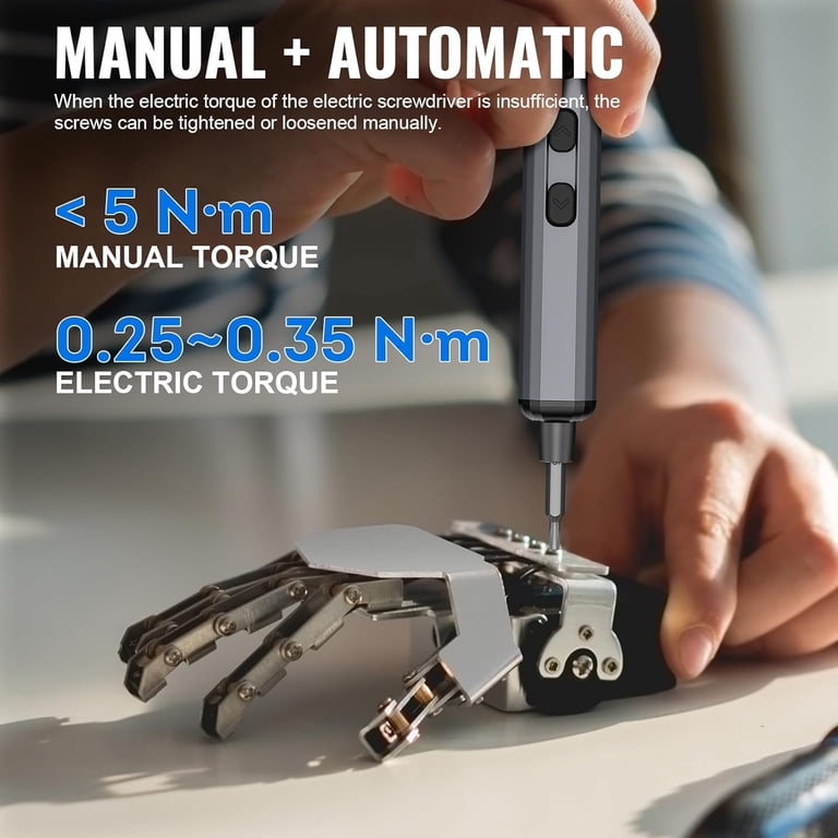 Mini Electric Screwdriver 3.7V, Cordless Screwdriver Set