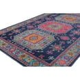 thumbnail image 5 of Bashian Rugs  Fausto Multicolor Oriental Medallion Area Rug Fuchsia 3'8" x 5'6" /Surplus Floral & Botanical 0.51 - 0.75 inch 4' x 6' Indoor Bohemian &, 5 of 6