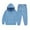 Sky Blue, variant on Coerni Boys Girls Hoodie Sweatpants Set Kids Cotton Warm Athletic Outfits Teen Cute Joggers Sweatsuit 2 Piece Fall Winter Suit