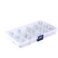 thumbnail image 4 of Worallymy 16 Uds. Kit de decoración puntas de glaseado de acero inoxidable y bolsas para hornear suministros de decoración de pasteles para el hogar con caja de almacenamiento Worallymy JD735804244, 4 of 7