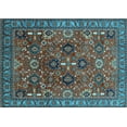 thumbnail image 1 of Ahgly Company Indoor Rectangle Oriental Light Blue Industrial Area Rugs, 2' x 5', 1 of 4
