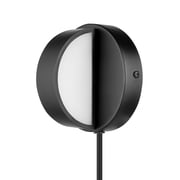 Globe Electric 4.75 Matte Black LED Integrated Plug-in or Hardwire Indoor Wall Sconce (2-pack)