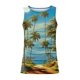 thumbnail image 4 of Hawaiian Tanks For Men Casual Fashion Sleeveless Summer Beach Printed Round Neck Tank TopL, 4 of 5