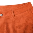 thumbnail image 4 of hoksml Women's Sleeveless Linen Style 2 Piece Sets, Summer Beach Outfits, V-Neck Top and Button Waist Wide Leg Pants, 4 of 9