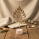 thumbnail image 5 of Decoración de pared con forma de hoja de ginkgo de hierro | Escultura de metal de estilo escandinavo para la decoración del hogar, 5 of 6