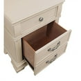 thumbnail image 2 of Tcbosik Antique White Nightstand Wood Bedside Table with 3 Drawers for Storage, 28"L x 17"W x 29"H, 2 of 8