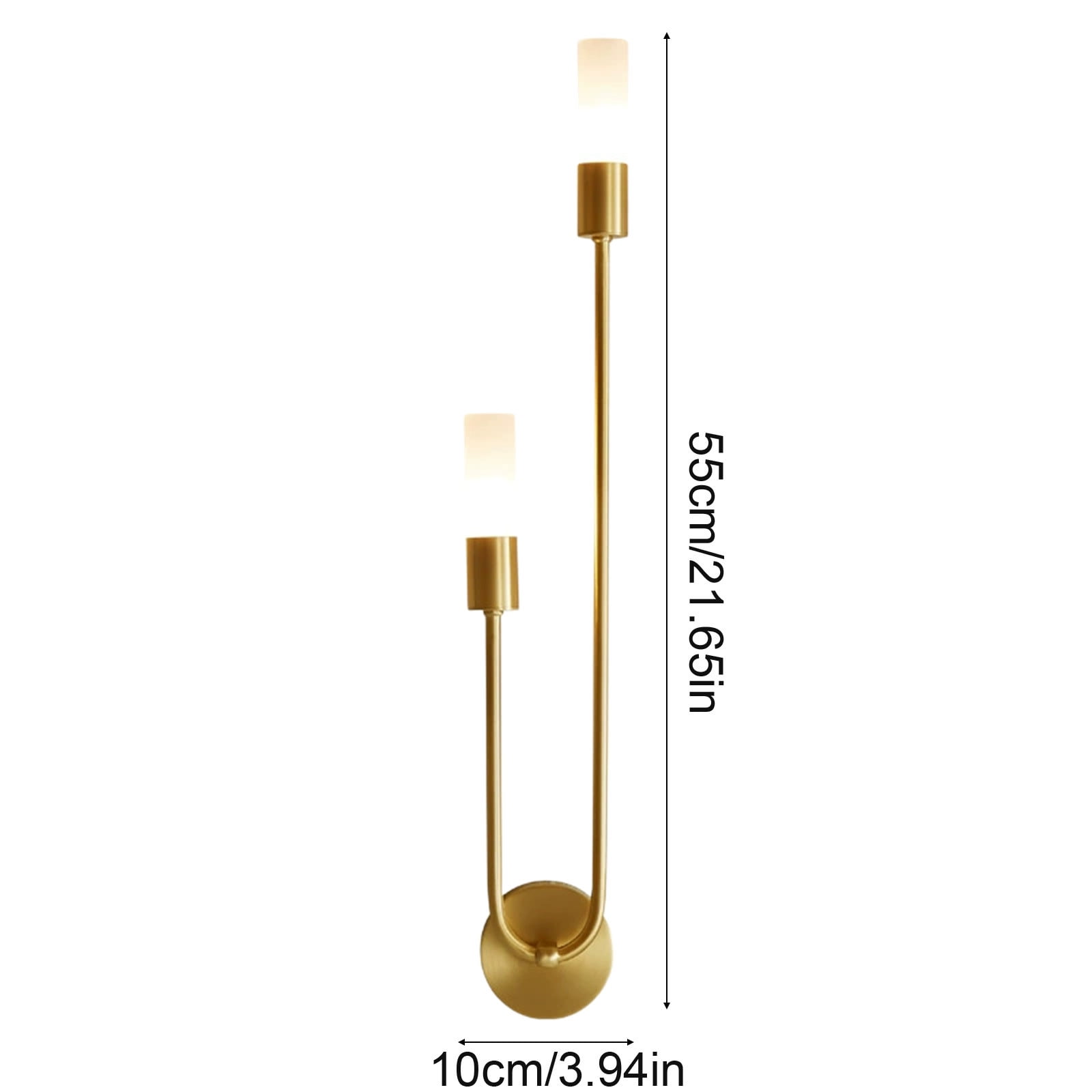 DZQMTKX Modern Wall Sconce, Hardwired LED Wall Light Fixture, Up Down Lighting for Bedroom Living Room Corridor, Warm Glow