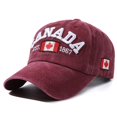 thumbnail image 2 of TIANZEN Canada Baseball Cap Canada Day Embroidered Maple Leaf Flag Adjustable Hat Hat U Give Prick Hat Mechanical Hat, 2 of 8