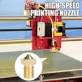 thumbnail image 3 of Visland Hot End Three Eyed Spray Nozzle High Durability Easy to Install Universal High Flow Nozzle 3D Printer Accessories, 3 of 8