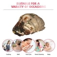 thumbnail image 6 of Kdxio Vintage Peonies Rustic Charm Print Shower Cap for Women,Elastic and Reusable,Double Waterproof Layers Bathing Hat, 6 of 6