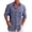 1- Blue, variant on Men's Casual Button Down Shirt Chambray Plain Long Sleeve Dress Shirt