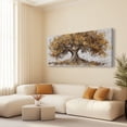 thumbnail image 4 of Canvas Wall Art for Living Room - Large Yellow Tree of Life Canvas Prints, Modern Abstract Nature Painting for Kitchen Bedroom Office Wall Decor, 4 of 7