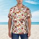 thumbnail image 2 of Balery Cooking Bbq Camisas hawaianas de manga corta para hombre, camisas playeras de corte holgado, camisas de vacaciones con botones,Small, 2 of 7