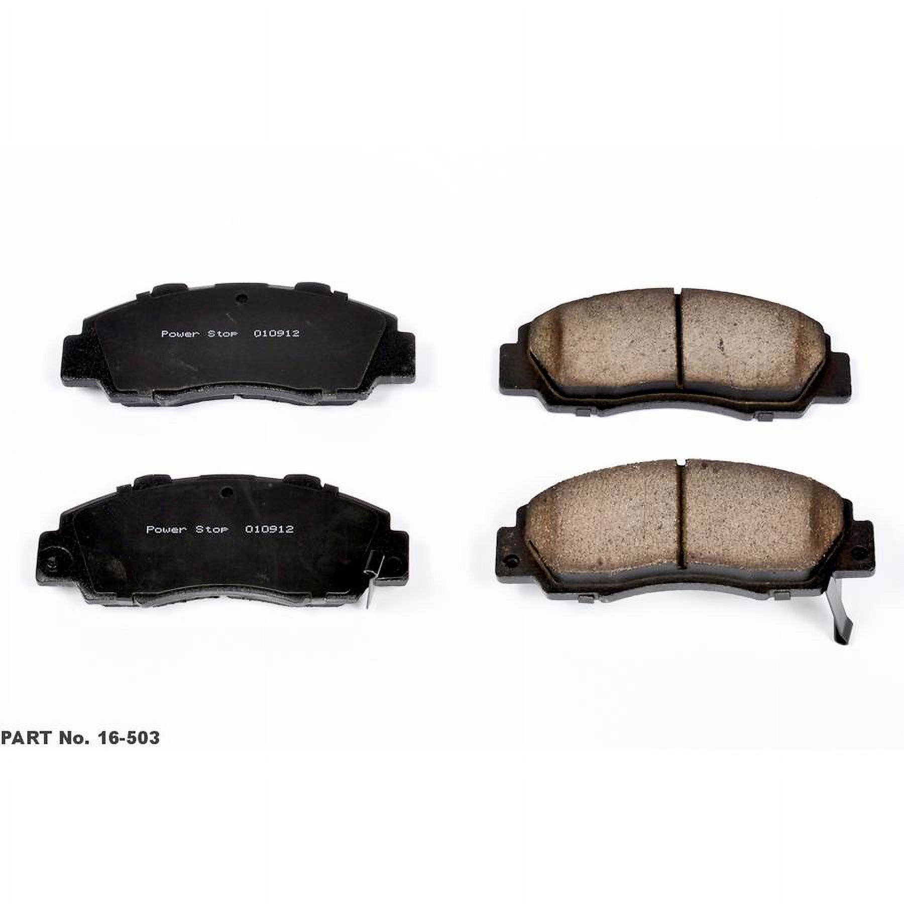 Power Stop Front Z16 Evolution Ceramic Brake Pads 16-503 Fits 2002 Honda Accord