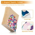 thumbnail image 5 of Yayeee Napkin Holder for Table Kitchen Paper Tissue Organization, Light Colorful Circles, 5 of 8