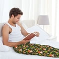 thumbnail image 5 of Bixox Men's Mushroom Leaf Patterned Pajama Pants with Pockets Lounge Clothes for Home, 5 of 5