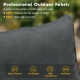 thumbnail image 5 of Ovios 7 Piece Patio Furniture Set Wicker Rattan Outdoor Conversation Sectional Furniture with Couch, Chair, Ottomans, Cushion for Backyard, 5 of 8