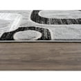 thumbnail image 2 of L'Baiet Emberly Geometric Area Rug Black 2' x 6' Runner Throw Rugs Carpet for Living Room, Bedroom, Dining Table, Office, Hallway, Foyer | Neutral Colorful Modern Abstract Home Decor, 2 of 7