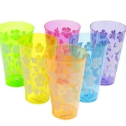 Deluxe Hibiscus 20 oz. Plastic Cup by Oriental Trading Company