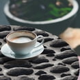 thumbnail image 3 of Ambesonne Stone Print Fitted Round Tablecloth, Boulder Coastal Pattern, 56"- 60" Diameter, Dark Grey and Dimgray, 3 of 5