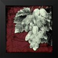 thumbnail image 2 of Grey, Jace 15x15 Black Modern Framed Museum Art Print Titled - Grapes, 2 of 5