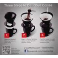 thumbnail image 2 of Melitta Coffee Maker, Single Cup Pour-Over Brewer, Black Pack of 8, 2 of 7