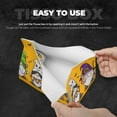 thumbnail image 5 of Lsque Cute Gnomes Halloween Printed Long Tissue Box Cover Holder, Facial Paper Organizer Dispenser,Triangle with Bottom Belt, PVC Leather Decorative Organizer, 5 of 9