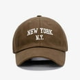 thumbnail image 2 of Toddler Baseball Hat Cute Letter New York Embroidery Baseball Hat Toddler Breathable Running Toddler Boy Hats 2-8 Years Kids Clothes, 2 of 6