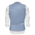thumbnail image 3 of COOFANDY Men Casual Suit Vest Formal Dress Vest Slim Fit Waistcoat Business Wedding, 3 of 6