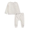 thumbnail image 2 of Modern Moments by Gerber Baby Boy or Girl Gender Neutral Long Sleeve Velour Top & Pant, 2-Piece Outfit Set, Sizes 0/3-24 Months, 2 of 11