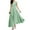 #11-Mint Green, variant on Staron Womens Summer Dress Clearance Under $10 Short Sleeve Wrap V-Neck Fashion Dresses Solid Pleated Long Trendy A-Line Flowy Maxi Sundress Holiday Summer Dress