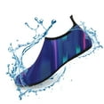 thumbnail image 6 of Men and Women a Slip On Barefoot Quick-Dry Beach Aqua Yoga Water Shoes (Laser Glare/Navy, 9.5-10.5 Women/8.5-9 Men), 6 of 8