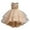 czb# Gold121, variant on CUZIBR Toddler Girls Formal Birthday Wedding Dress Sleeveless Round Neck Elegant Lace Flower Embroidery Puffy Dress Backless Big Bow A-Line Model Catwalk Party Dress Ruched Sundress,Green,1-2 Years