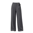 thumbnail image 4 of CHGBMOK Wide Leg Pants for Women Dressy High Waisted Flowy Lounge Palazzo Pant Beach Vacation Clothes, 4 of 8