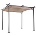 thumbnail image 1 of Outsunny 10' Pergola with retractable sun shade, 1 of 3