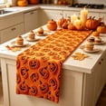 thumbnail image 4 of Dpityserensio Halloween Table Runner 13x72 Inch, Ghost Pumpkin Decoration for Dining Table Kitchen Party, Polyester Fall Harvest Home Decor, 4 of 9