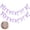 Pur-ple, variant on Pink Tulle Bow Garland DIY Decor Set, 12Pcs Ribbon Bows with Cotton Thread and Needle for Birthday Wedding Party Backdrop, Soft Mesh Fabric