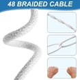 thumbnail image 5 of PinesC USB C to USB C Charger Cable [2-Pack 2M+3M] for 16 Charger Cable 60W USB C Cable Nylon Braided Type C Charger Cable Fast Charging for 15/Pro Max/Pro/Plus Switch, 5 of 5