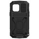 thumbnail image 1 of Funda metálica resistente para iPhone 12 Pro, diseño ligero con protección 360° contra golpes, caídas y rayones, incluye soporte integrado y cuerda para colgar, disponible en varios colores., 1 of 6
