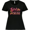 thumbnail image 3 of Inktastic Girl Cruise with flowers Women's Plus Size T-Shirt, 3 of 5