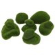 thumbnail image 3 of 10 piezas de piedras de musgo simuladas, piedras de musgo artificiales, bolas de musgo de simulación, 3 of 6